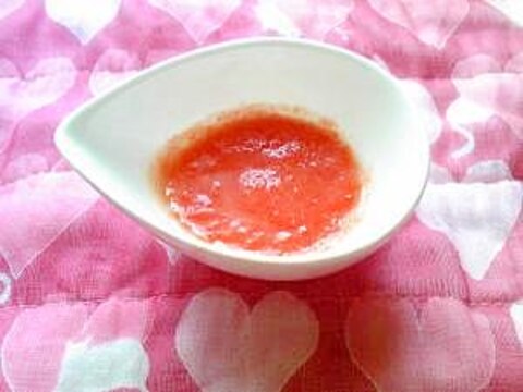 <離乳食初期>麩入りトマトスープ